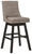Tallenger Light Gray Tall Upholstered Swivel Barstool(Set of 2)