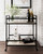 Waylowe Black / Tan Bar Cart
