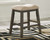 Rokane Brown 3 Pc. Counter Table, 2 Upholstered Stools