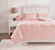 Lexann Pink / White / Gray Full Comforter Set