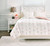 Lexann Pink / White / Gray Full Comforter Set
