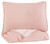 Lexann Pink / White / Gray Twin Comforter Set
