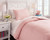 Lexann Pink / White / Gray Twin Comforter Set
