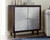 Ronlen Brown / Silver Finish Accent Cabinet