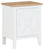 Gylesburg White / Brown Accent Cabinet