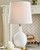 Arlomore White Glass Table Lamp Arlomore White Glass Table Lamp