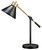 Garville Black / Gold Finish Metal Desk Lamp