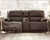 Ricmen Walnut Power Reclining Loveseat/Adj Headrest
