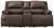 Ricmen Walnut Power Reclining Loveseat/Adj Headrest