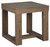 Cariton Gray Square End Table