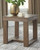 Cariton Gray Square End Table