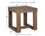 Cariton Gray Square End Table