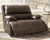 Ricmen Walnut Wide Seat Power Recliner
