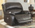 Hallstrung Gray Power Recliner/Adj Headrest
