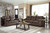 Maderla Walnut 2 Pc. Sofa, Loveseat