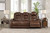 The Man-den Mahogany 3 Pc. Power Sofa, Loveseat, Recliner