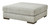 Regent Park Pewter Oversized Accent Ottoman