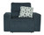 Paulestein Denim Wide Seat Power Recliner