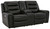 Warlin Black Power Reclining Loveseat/Con/Adj Hdrst Warlin Black Power Reclining Loveseat/Con/Adj Hdrst