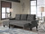 Jarreau Gray 2 Pc. Queen Sofa Sleeper, Chair