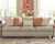 Almanza Wheat 4 Pc. Sofa, Chair, Ottoman, Accent Ottoman
