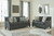 Bayonne Charcoal 4 Pc. Sofa, Loveseat, Chair, Ottoman