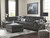 Accrington Granite 3 Pc. Left Arm Facing Chaise 2 Pc Sectional, Ottoman