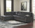 Accrington Granite Left Arm Facing Chaise Sleeper 2 Pc Sectional