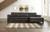 Nokomis Charcoal 3 Pc. Left Arm Facing Sofa Sectional, Ottoman