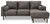 Arroyo Dark Gray 2 Pc. Sofa Chaise, Loveseat