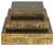 Keldy Antique Brass Finish Box Set (Set of 3)