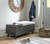 Yarlow Dark Gray Storage Bench