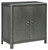 Rock Gunmetal-Finish Accent Cabinet