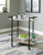 Waylowe Brown / Black Bar Cart