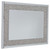 Kingsleigh Metallic Accent Mirror Rectangular