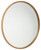 Brocky Gold Finish Accent Mirror Round