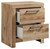 Hyanna Tan Two Drawer Night Stand