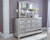 Coralayne Blue 4 Pc. Dresser, Mirror, California King Panel Bed