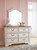 Realyn Two-tone Dresser, Mirror 6-drawer