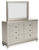 Chevanna Pearl Silver Dresser, Mirror