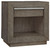 Anibecca Weathered Gray One Drawer Night Stand