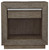 Anibecca Weathered Gray One Drawer Night Stand