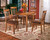 Berringer Rustic Brown Round Dining Room Drop Leaf Table