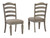 Lodenbay Antique Gray Dining Upholstered Side Chair (Set of 2)