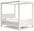 Aprilyn White Queen Canopy Bed