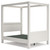 Aprilyn White Full Canopy Bed