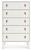 Aprilyn White Five Drawer Chest Aprilyn White Five Drawer Chest