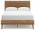 Aprilyn Light Brown Full Bookcase Bed