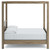 Aprilyn Light Brown Full Canopy Bed