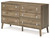 Aprilyn Light Brown Six Drawer Dresser